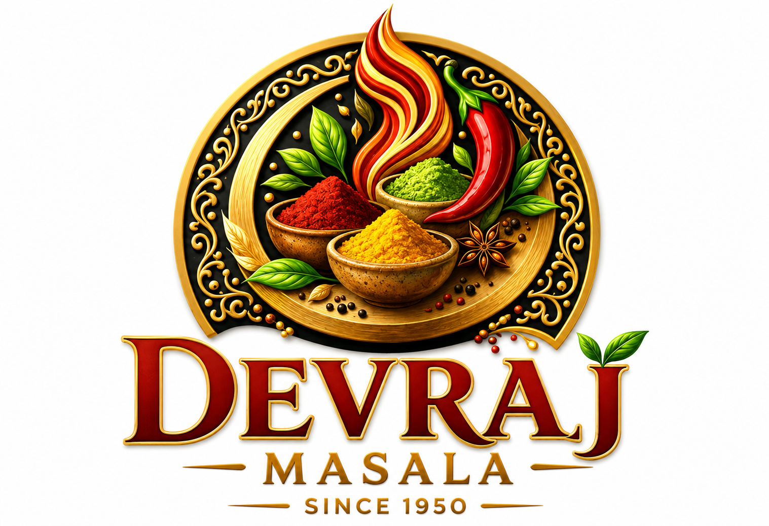 Devraj Masala Logo